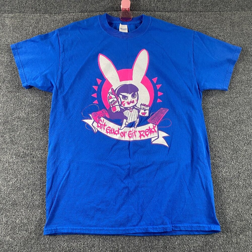 Overwatch D.Va Funny Shirt Gamer MLG Troll Mens Size M Medium